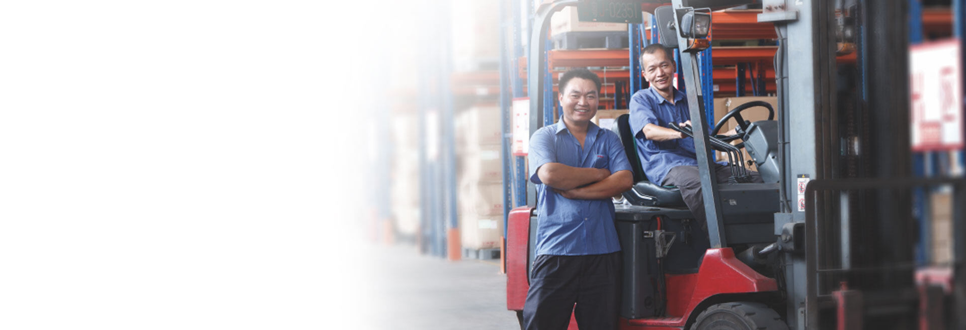 Modern packaging warehouse and logistics
