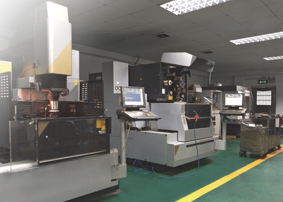 CNC and EDM equipment used for custom mold development