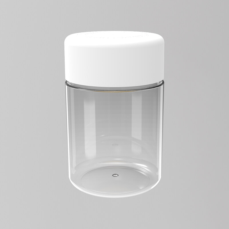 Small plastic bottle used as a visual reference for a fine-mist packaging review