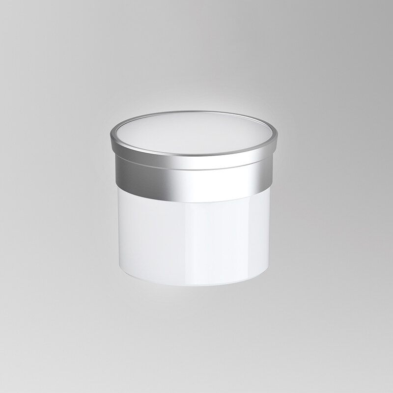 25 mL plastic Cream Jar product view 2
